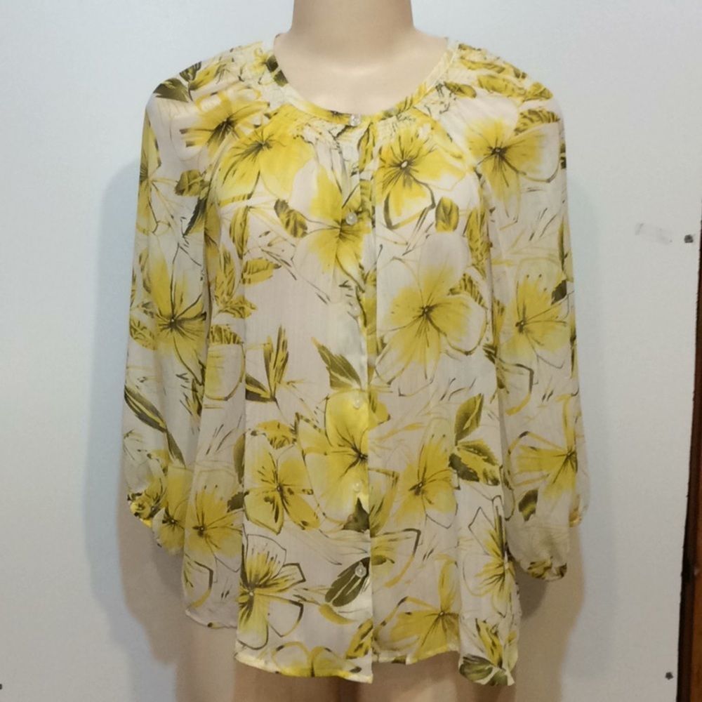 NINETY Small Yellow Blouse